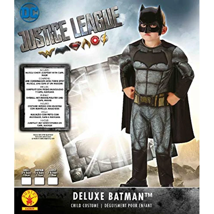 Rubie's, offizielles Batman-Kostüm für Kinder (DC Justice League) – Bild 4