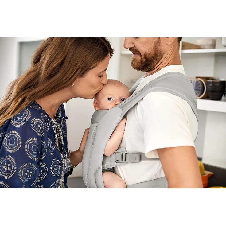 Ergobaby Embrace Neugeborenentrage Soft Air Mesh Blue – Bild 5