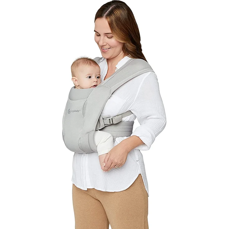 Ergobaby Embrace Neugeborenentrage Soft Air Mesh Blue – Bild 1