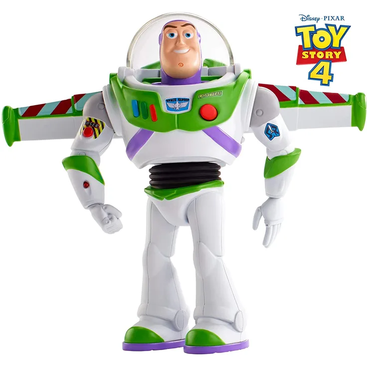 Disney Pixar Toy Story Ultimate Walking Buzz Lightyear 17,8 cm große Figur mit 20+ Sounds und Sätzen, Walking Motion und erweiterbaren Flügeln