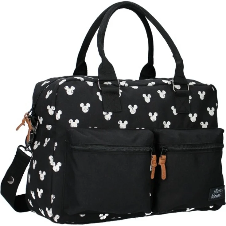 Wickeltasche mit Wickelunterlage | groß | Disney Fashion | verschiedene Motive Mickey Mouse Schwarz – Bild 2