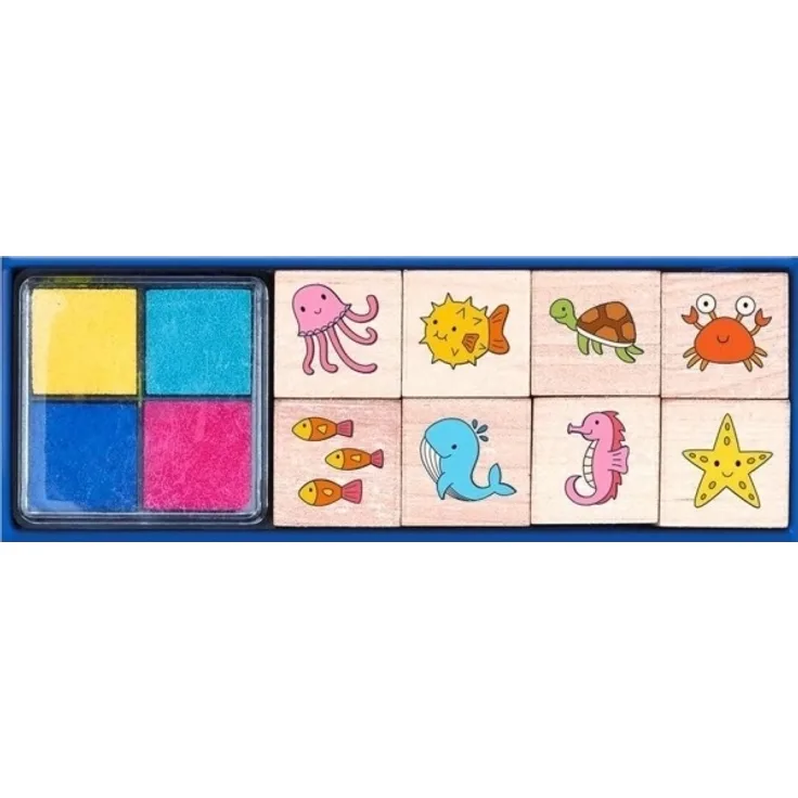 Moses Wooden Stamps - Sea Animals