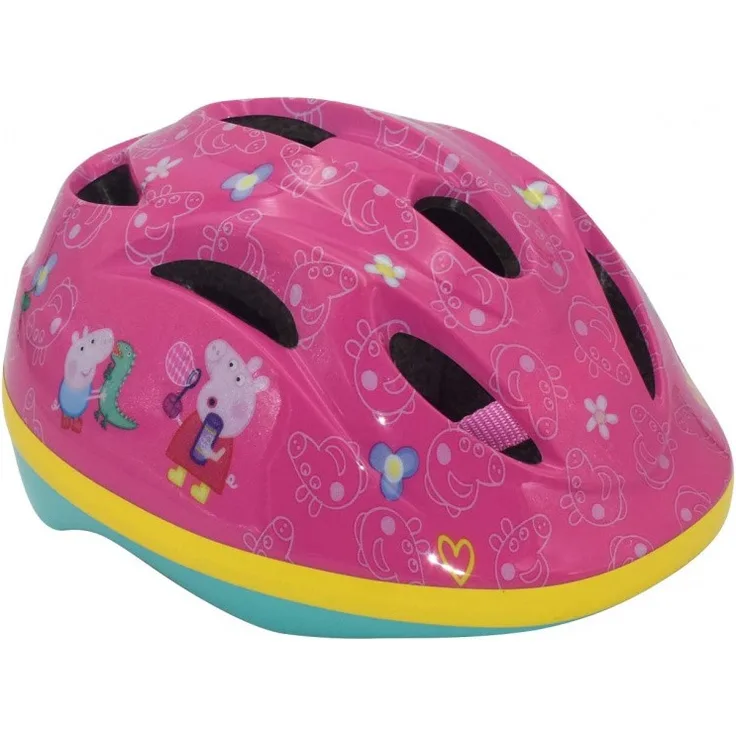 Volare Fahrradhelm Peppa Pig, Mädchen, 51-55 cm, rosa