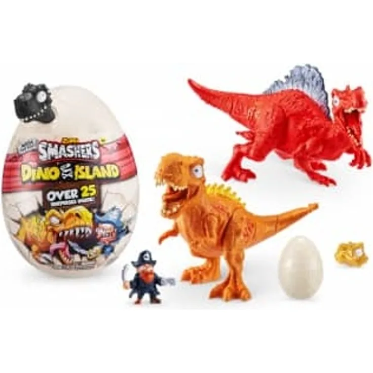 Smashers Dino Island - Mega Egg - 1x Stück, zufällige Farbauswahl