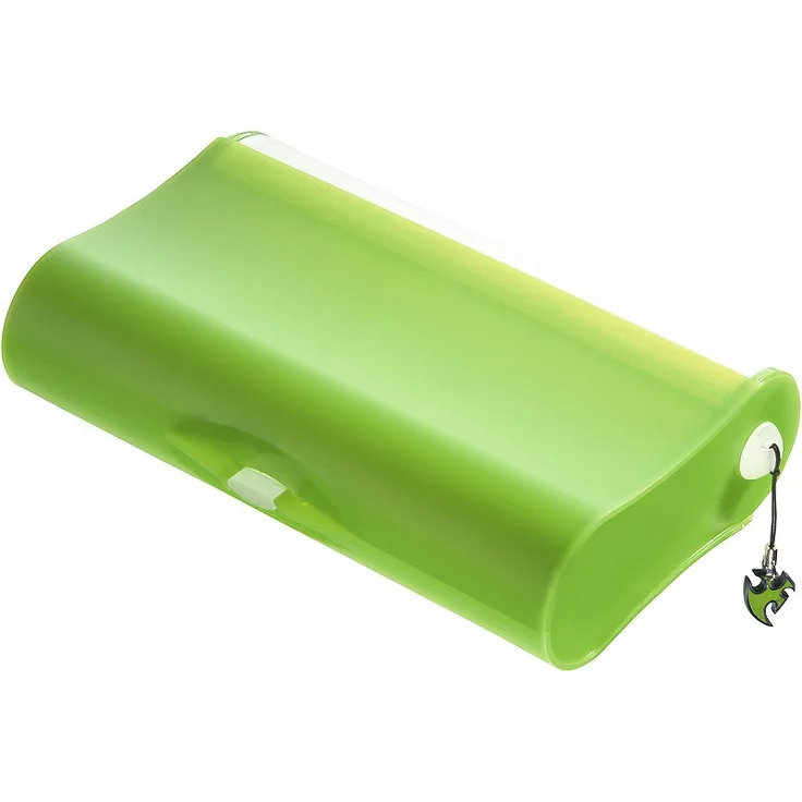 HAN 996-60 Schul-Etui 3-Fach COOL, Geniale Schlamperbox mit 3 Fächern und Pinnwand, transluzent-grün- weitere Farben auswählbar