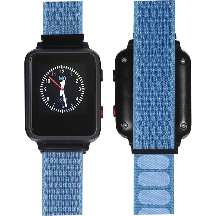 Anio '5' Kindersmartwatch, 1,3 Zoll Display, Telefonieren, Chat-Nachrichten, GPS-Ortung, SOS-Anrufe und Ruhemodus, blau – Bild 4