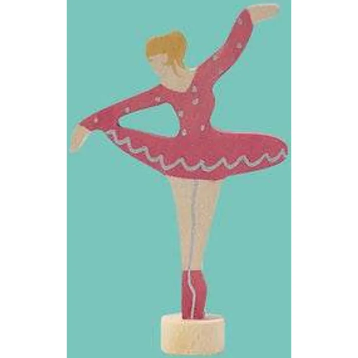 Steckfigur Ballerina Rubinrot | GRIMM'S