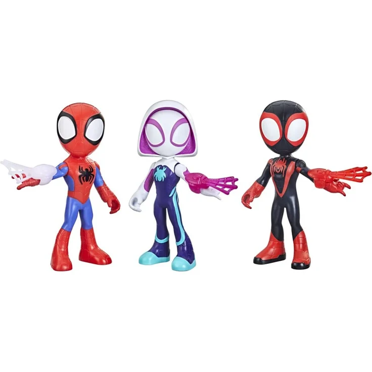 Marvel Spidey and His Amazing Friends Multipack mit supergroßen Heldenfiguren, 3 große Figuren, ab 3 Jahren