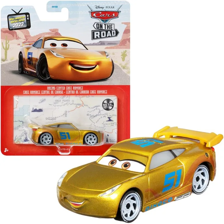 Auswahl Fahrzeuge Racing Style | Disney Cars | Die Cast 1:55 Auto | Mattel Cruz Ramirez Racing Center