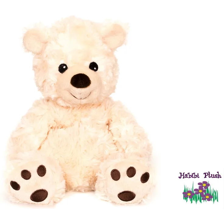 Habibi Plush : Bär sitzend, Creme