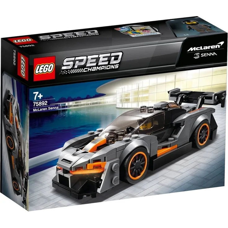LEGO Speed Champions 75892 'McLaren Senna', 219 Teile, ab 7 Jahren, zum Nachspielen von rasanten Rennszenarien – Bild 2