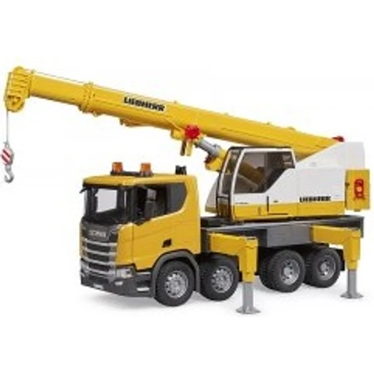 Bruder 03571 Scania Liebherr Kran-LKW 560R mit Light & Sound Modul – Bild 1