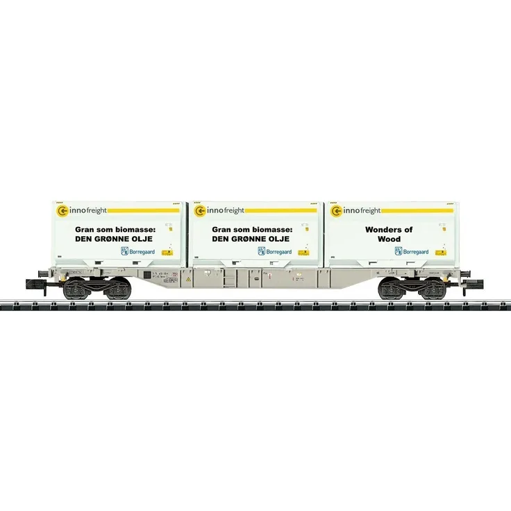 Minitrix 18408 N Container-Tragwagen Sgnss AAE Ep. 6 - innofreight
