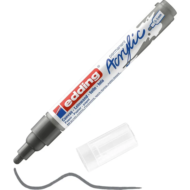 edding 5100 Acrylmarker medium anthrazit - Preisvergleich – Bild 4