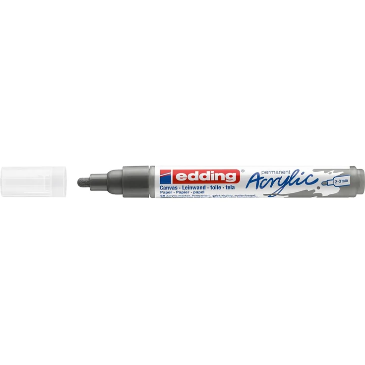 edding 5100 Acrylmarker medium anthrazit - Preisvergleich – Bild 2