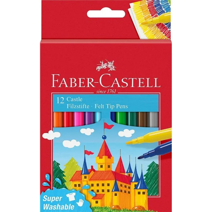 Faber-Castell Filzstift Castle - Etui á 12 Stück
