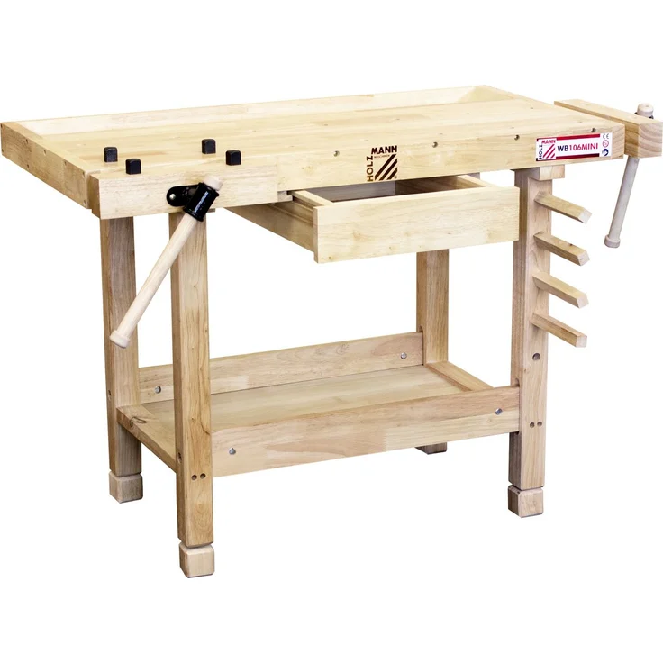 Holzmann Kinderwerkbank WB106MINI, inkl. 4 Bankhaken und Haltestäbe – Bild 1