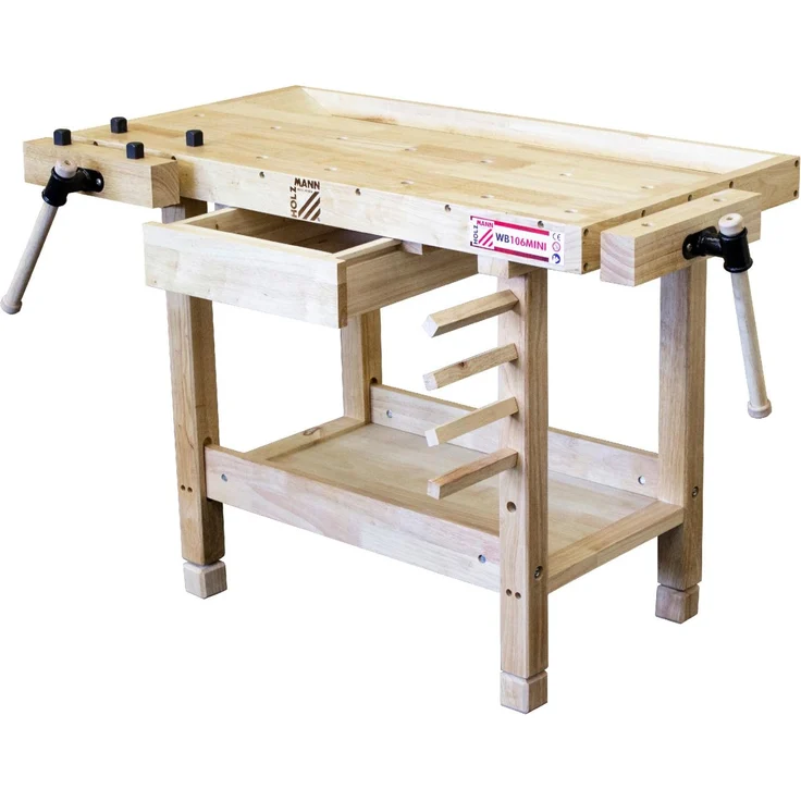 Holzmann Kinderwerkbank WB106MINI, inkl. 4 Bankhaken und Haltestäbe – Bild 5