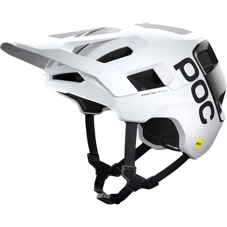 POC Kortal Race MIPS Helm - Hydrogen White/Uranium Black Matt 55 - 58 cm