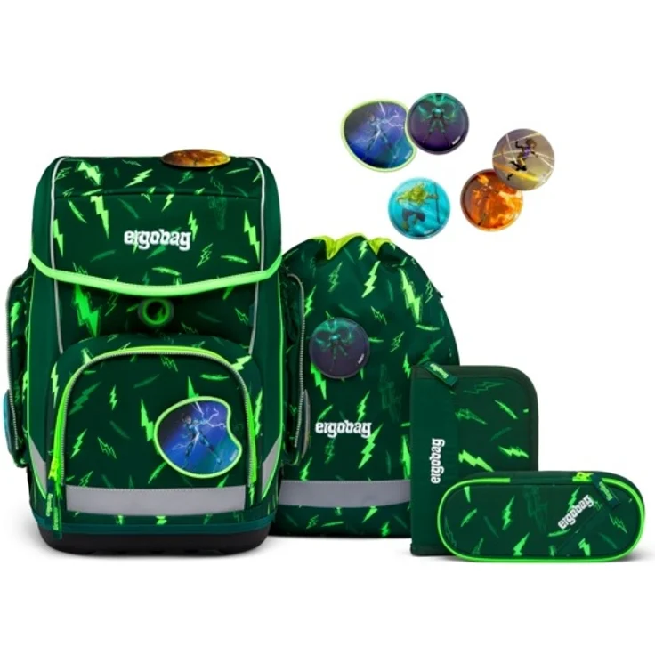 ergobag Cubo Schulranzen-Set 5tlg. Bärtastisch – Bild 1