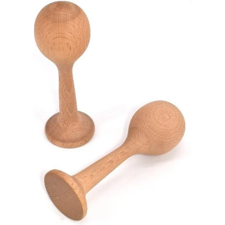 Kleine Holz-Maracas (Paar)