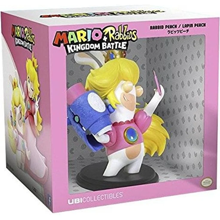Mario & Rabbids Kingdom Battle - Figur Rabbid Peach ca. 16,5 cm