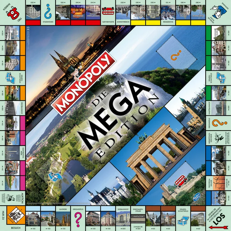 Monopoly Brettspiel Mega (2nd Edition) *Deutsche Version* – Bild 5