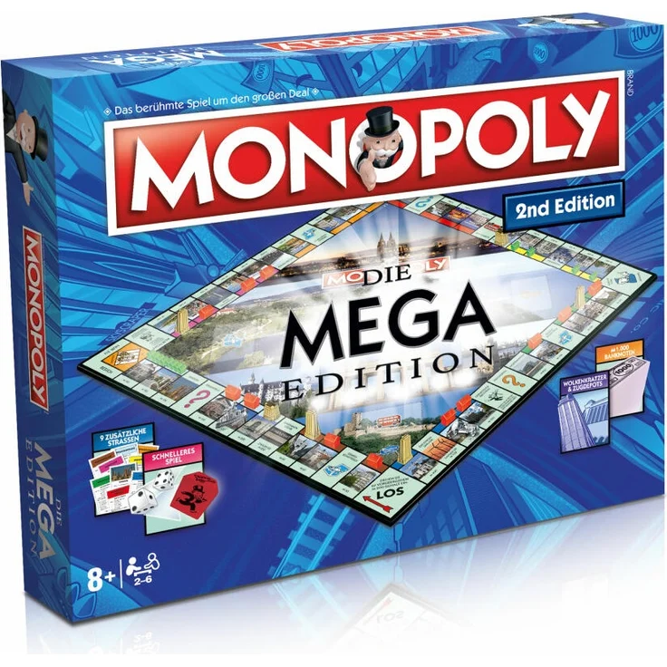 Monopoly Brettspiel Mega (2nd Edition) *Deutsche Version* – Bild 3