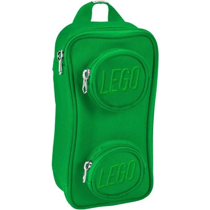 Euromic LEGO BRICK pouch green 20x10x6 cm 1. 0L