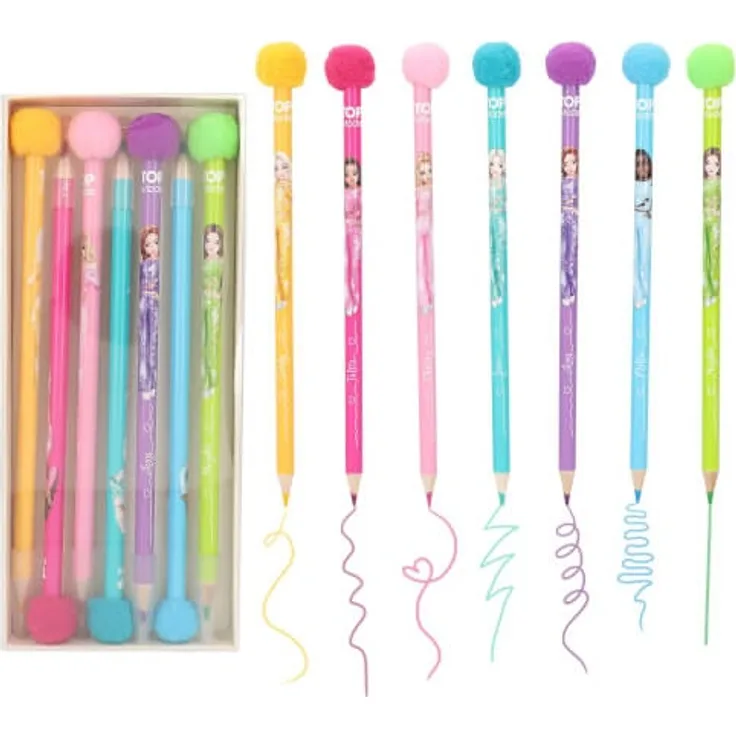 TOPModel Pompom Buntstifte Set