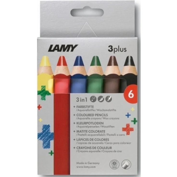 LAMY 3plus Farbstifte 6er-Set