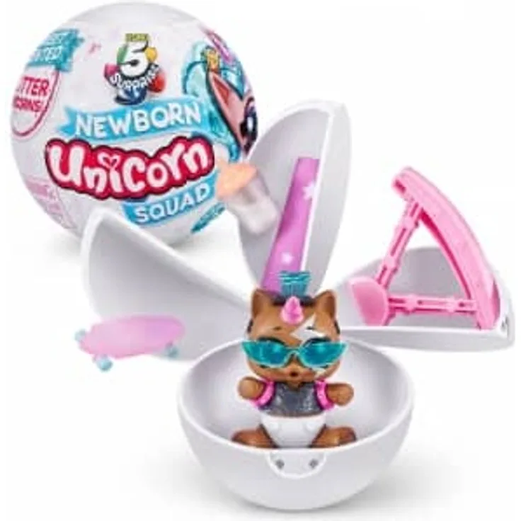 5 Surprise - Newborn Unicorn Squad - Serie 2, 1x Stück, zufällige Auswahl