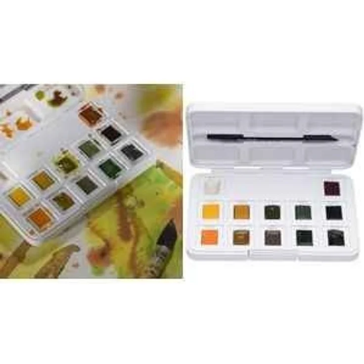 ROYAL TALENS Aquarellfarbe Van Gogh 12er Box Naturfarben – Bild 1