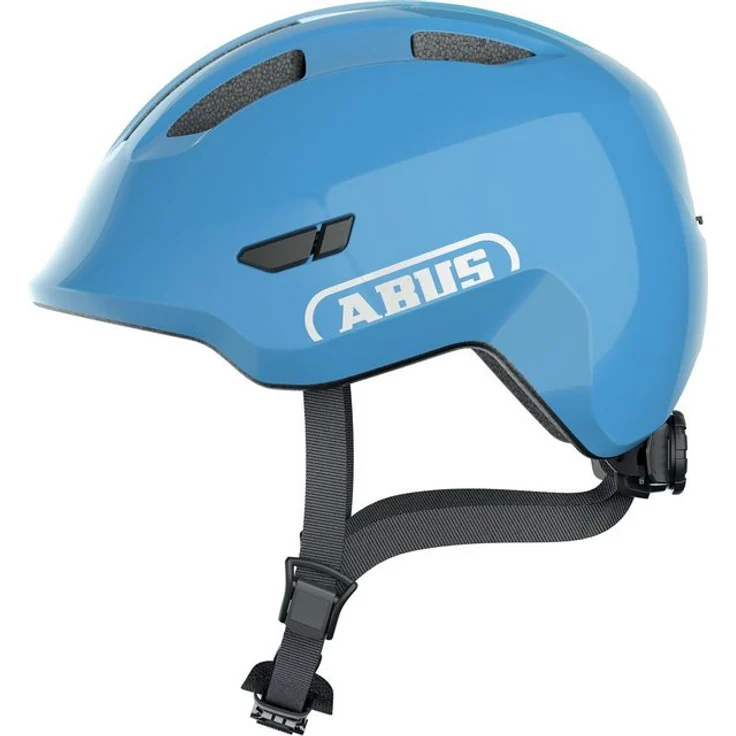 Abus Smiley 3. 0 LED Helm Shiny Blue – Bild 4