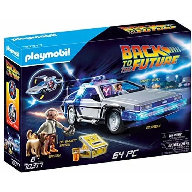 Playmobil Back to the Future 70317 'DeLorean' mit Lichteffekten, 64 Teile, ab 6 Jahren – Bild 1