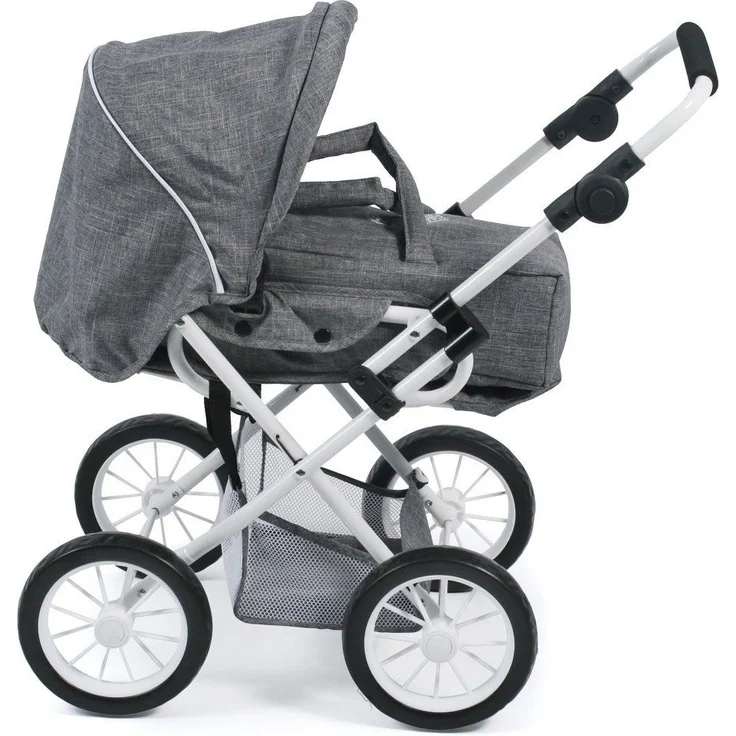 Bayer Chic 2000 560 76 Kombi-Puppenwagen Leni, Grau – Bild 6