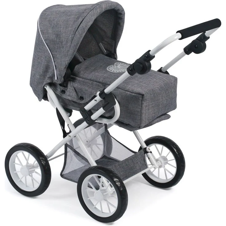 Bayer Chic 2000 560 76 Kombi-Puppenwagen Leni, Grau – Bild 4
