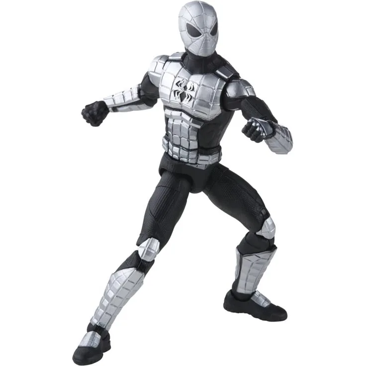 Marvel Legends Series Spider-Man 15 cm große Spider-Armor Mk I Action-Figur, enthält 4 Accessories: 2 austauschbare Hände und 2 Web-Effekte