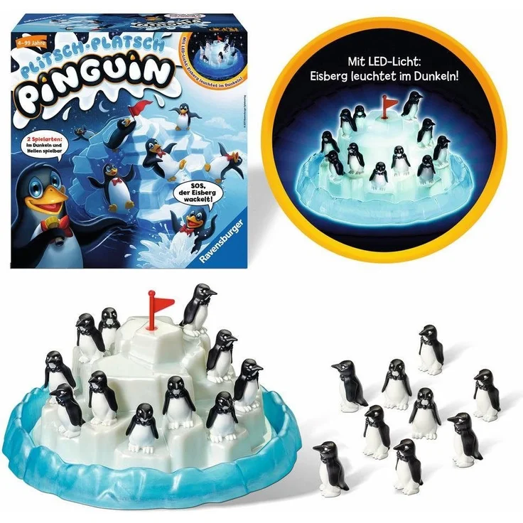 Ravensburger Familienspiel Plitsch Platsch Pinguin – Bild 3