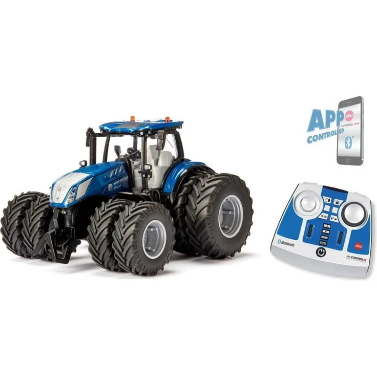 SIKU R/C 6739 - New Holland T7 315 mit Doppelreifen Set mit Bluetooth Fernste. – Bild 1