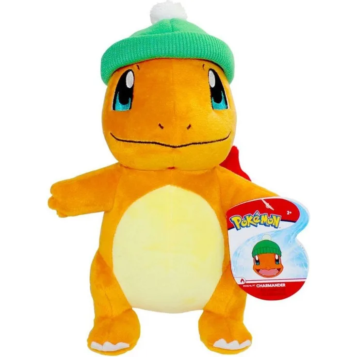 Pokemon Plüschtier Weihnachts-Glumanda (20 cm)