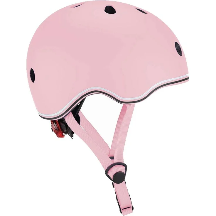 Globber Helm Go Up Lights Pastellrosa – Bild 1