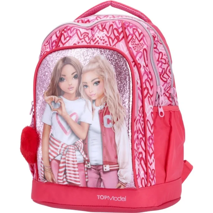 Depesche Schulrucksack TOPModel ONE LOVE pink/rot
