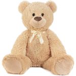 XXL Teddybär 1m Hellbraun Kuschelbär Kuscheltier Stofftier Bär Teddy