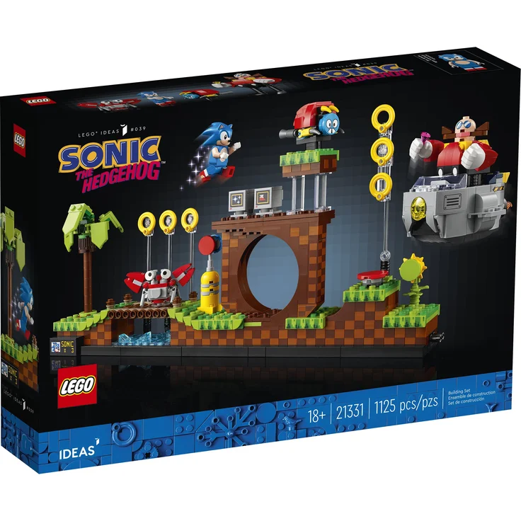 Lego Ideas 21331 'Sonic the Hedgehog - Green Hill Zone', 1125 Teile, ab 18 Jahren – Bild 1