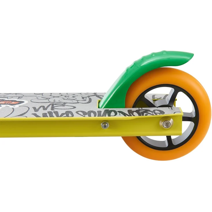 ArtSport 24635 'Stunt Scooter Street Life', ab 6 Jahren, 360° Lenker, 100 mm Alu Räder, max. belastbar bis 100 kg, schwarz/gelb – Bild 5