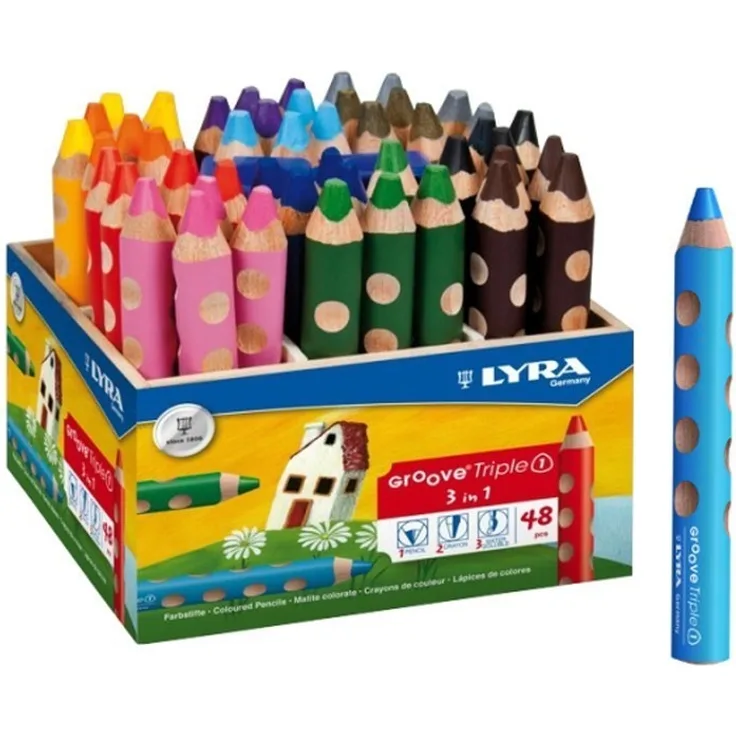 LYRA - LYRA Groove Triple 1 Farbstift 48 Stifte in 12 Farben sort