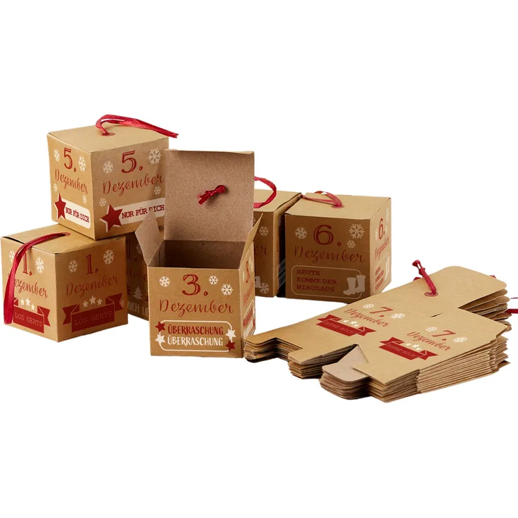 Do-It-Yourself Adventskalender 'Box', 24-teilig