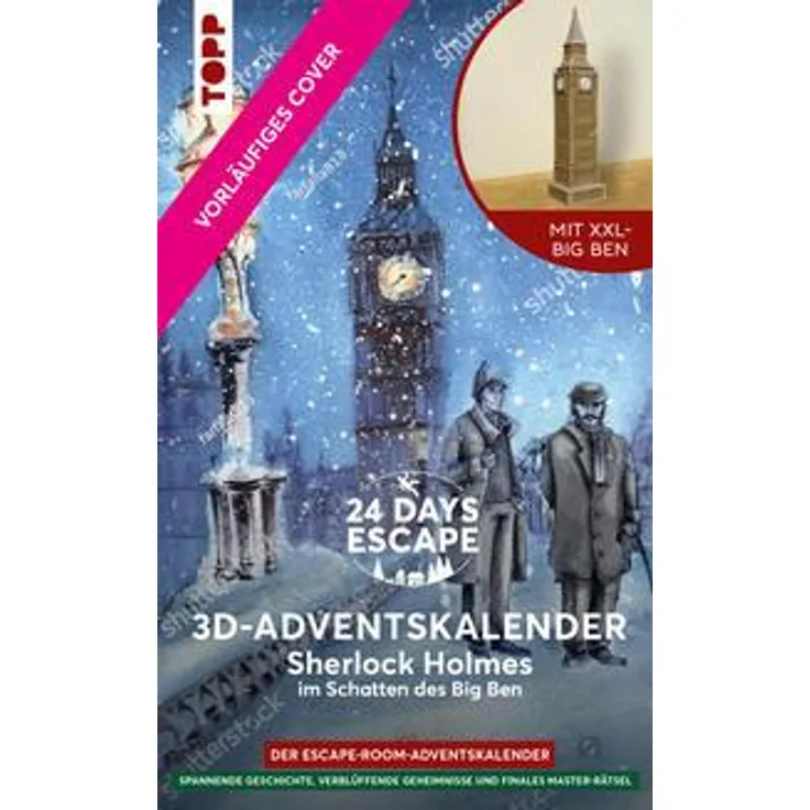 24 DAYS ESCAPE 3D-Adventskalender - Sherlock Holmes im Schatten von Big Ben