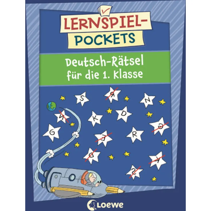 Loewe Lernspiel-Pockets - Deutsch-Rätsel für die 1. Klasse